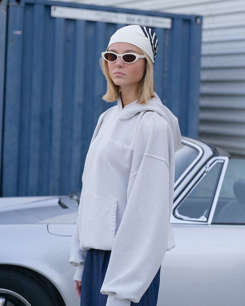 NEIGHBORHOOD HOODIE LIGHT GREY