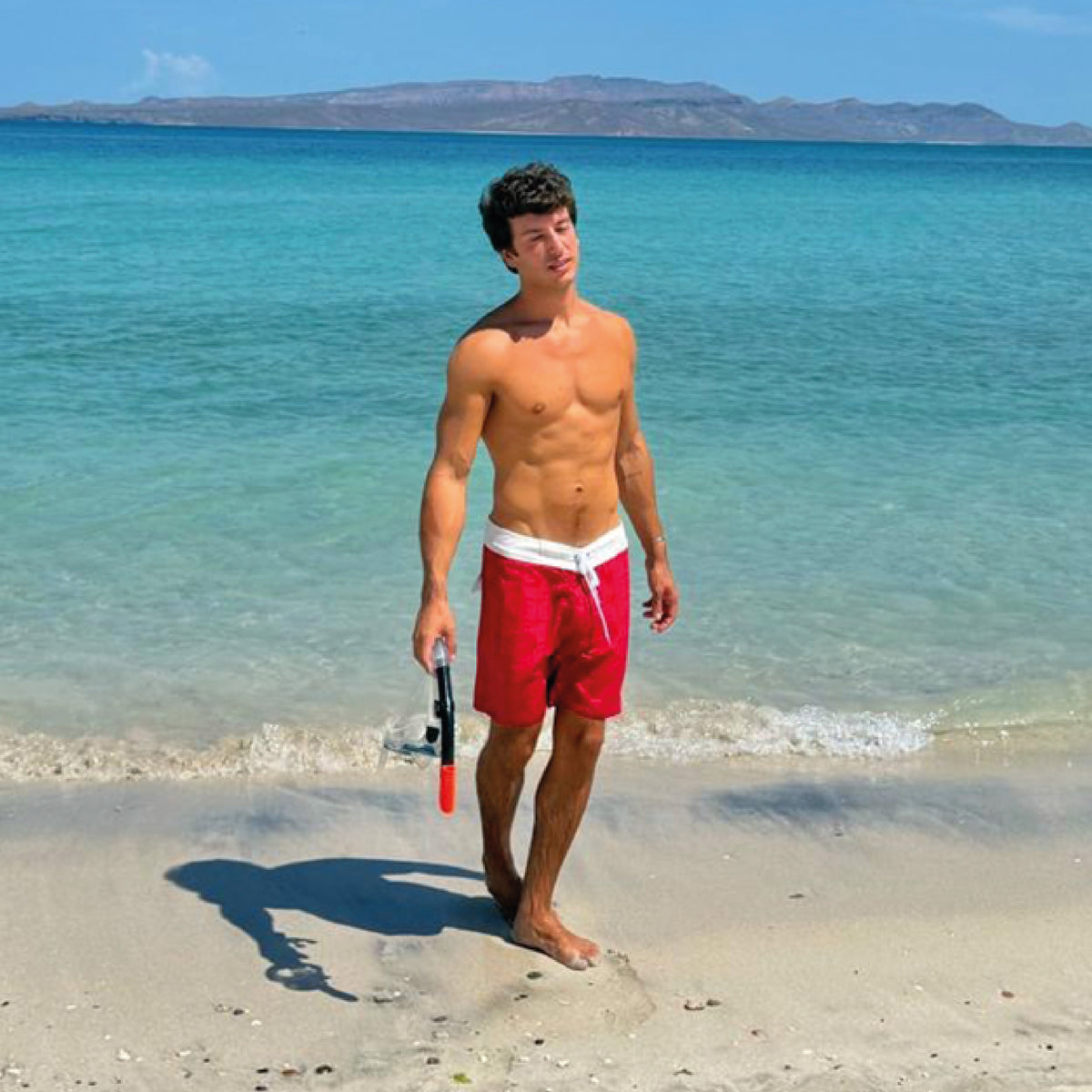 MONACO BOARDSHORT RED