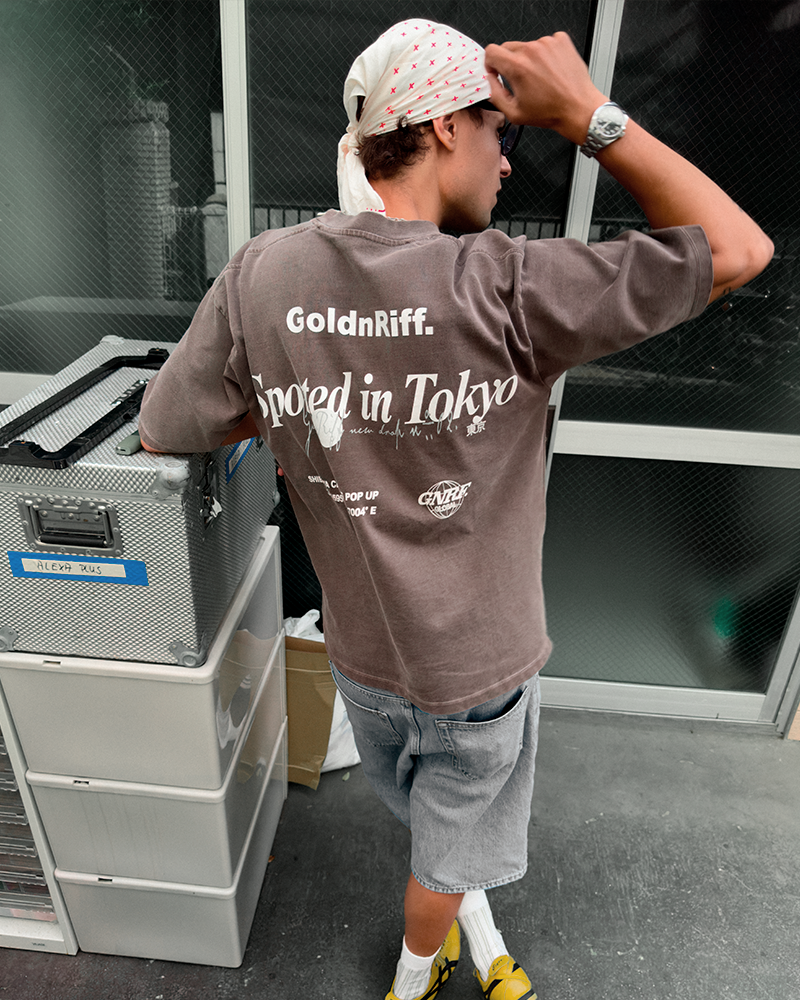 CAMISETA TOKYO MARRÓN