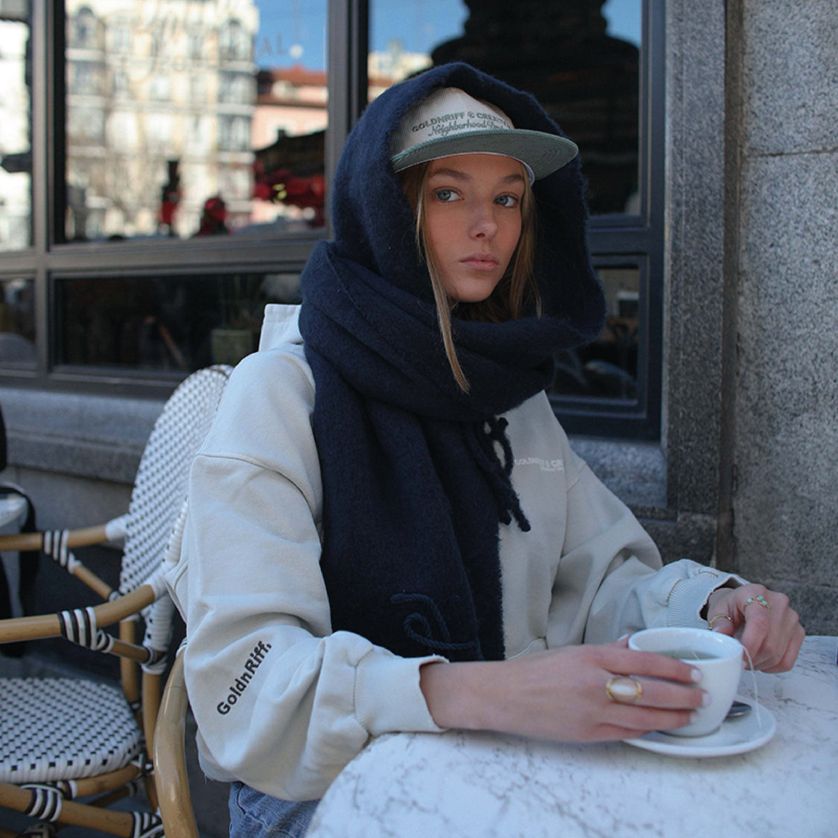 NEIGHBORHOOD HOODIE LIGHT GREY