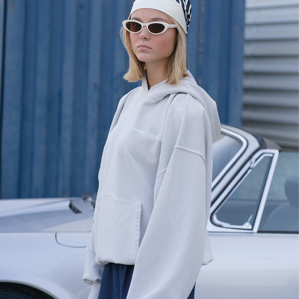 NEIGHBORHOOD HOODIE LIGHT GREY