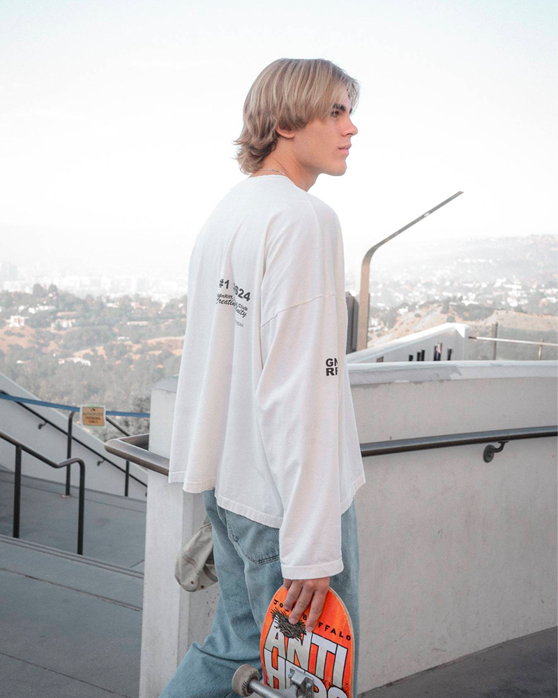 SAND LONG SLEEVE TEE OFF-WHITE