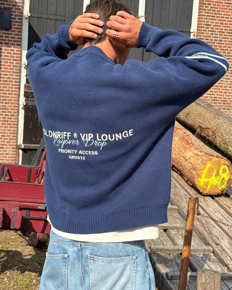 LAYOVER KNIT NAVY