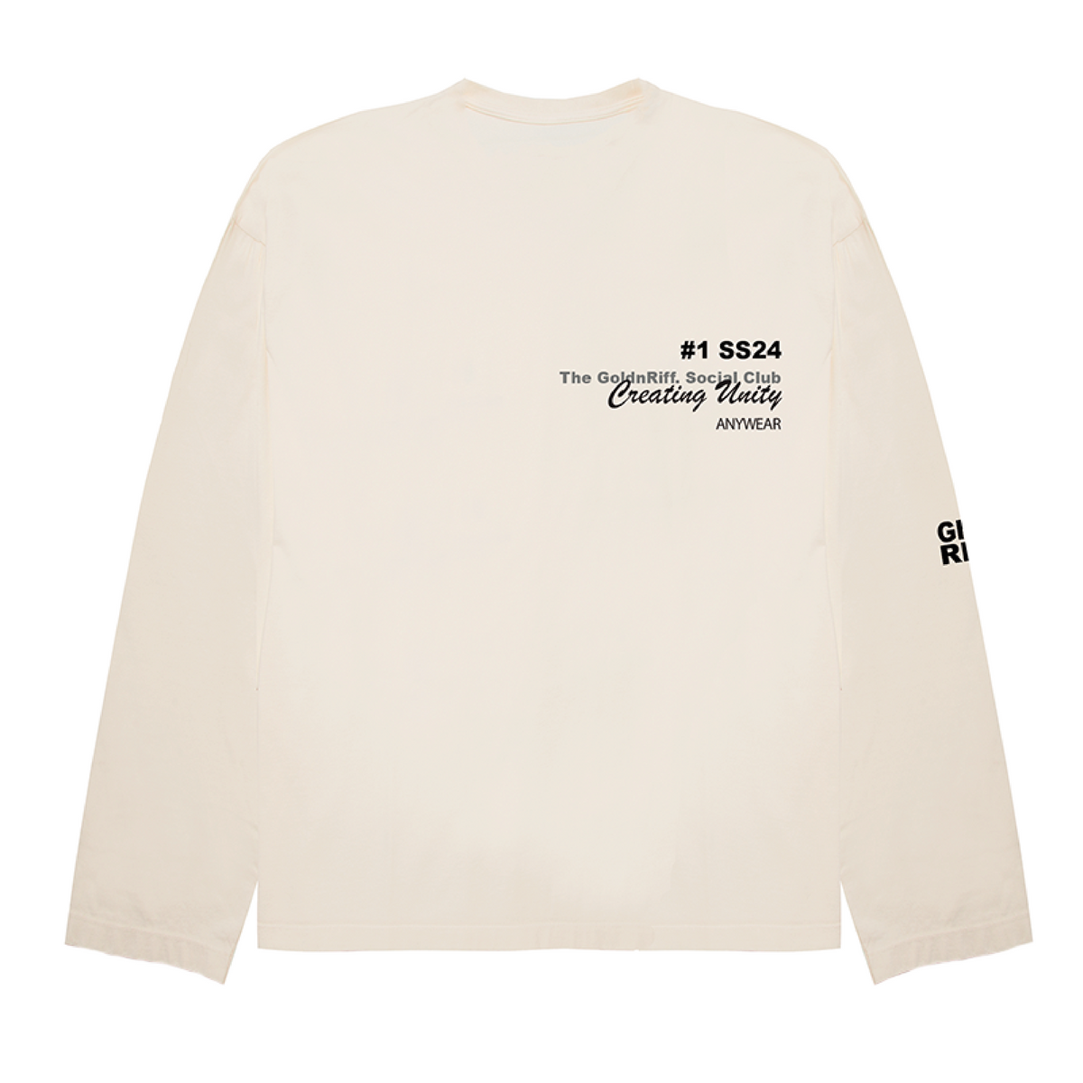 SAND LONG SLEEVE TEE OFF-WHITE