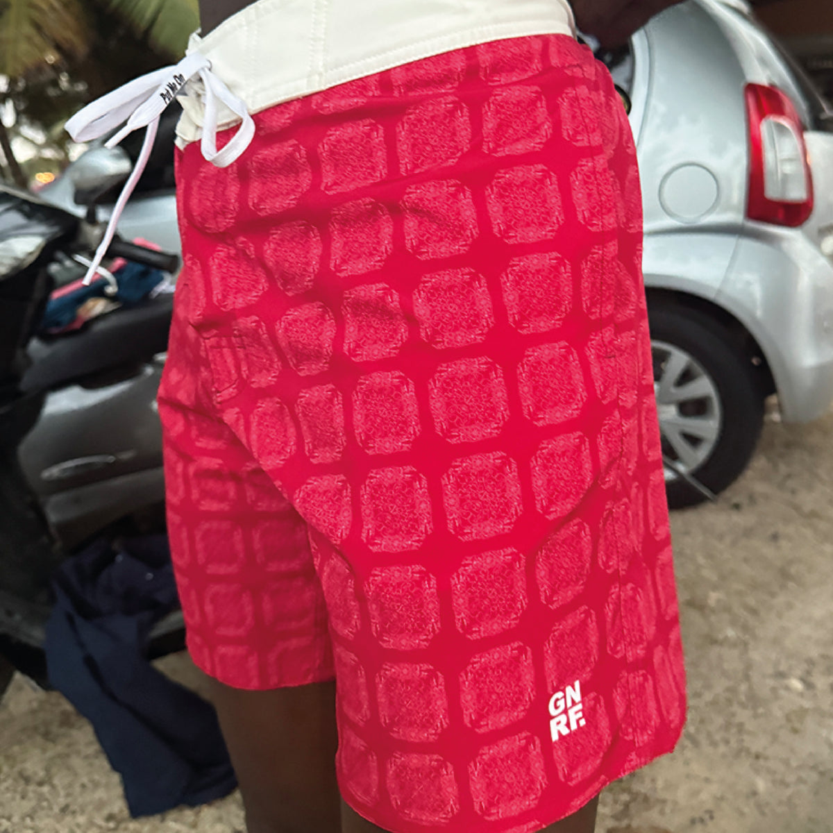 MONACO BOARDSHORT RED