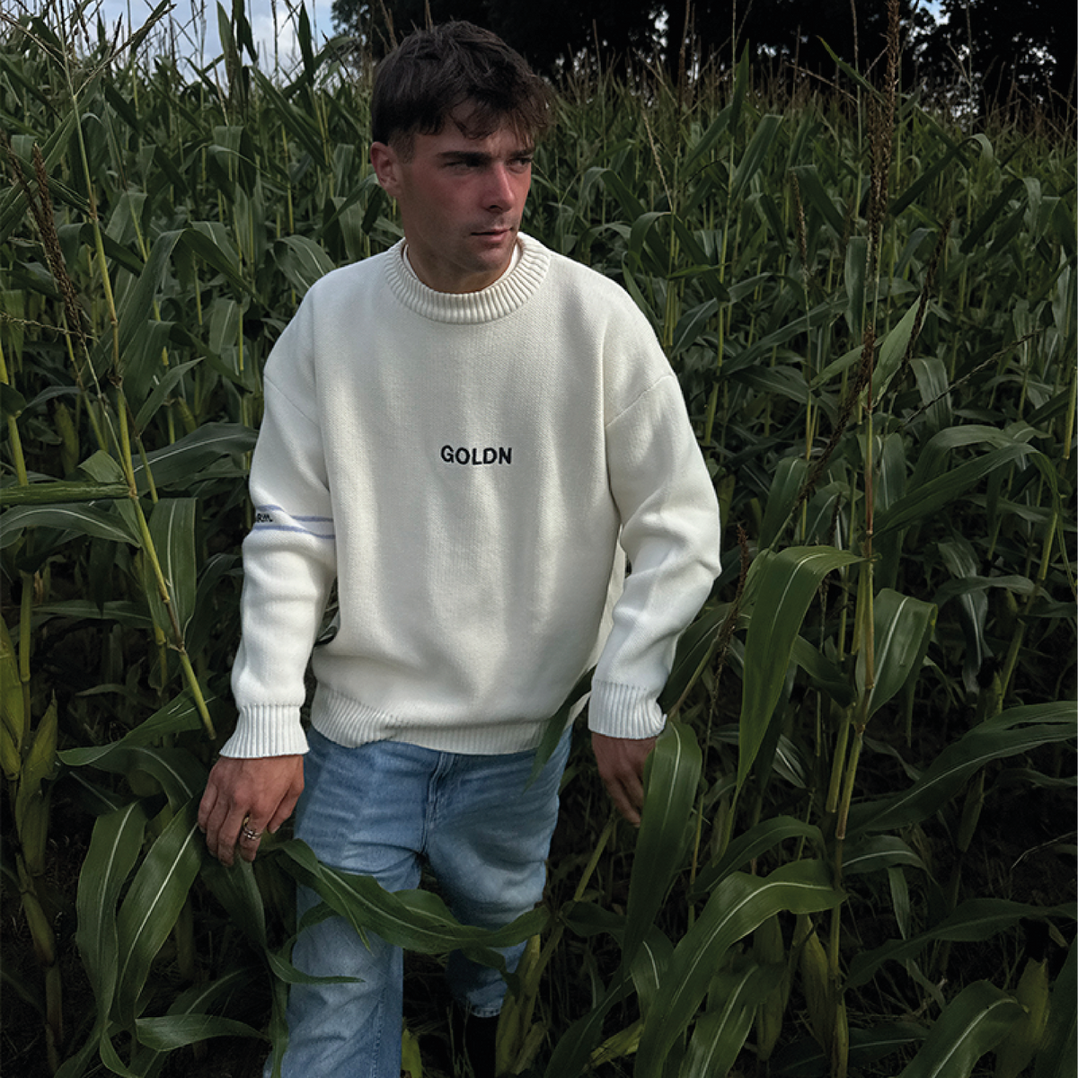LAYOVER KNIT OFF-WHITE