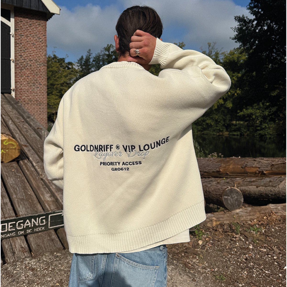 LAYOVER KNIT OFF-WHITE