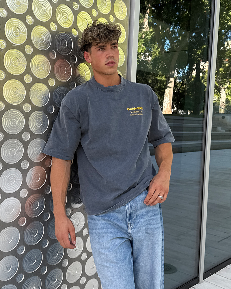 CAMISETA MARBELLA AZUL MARINO