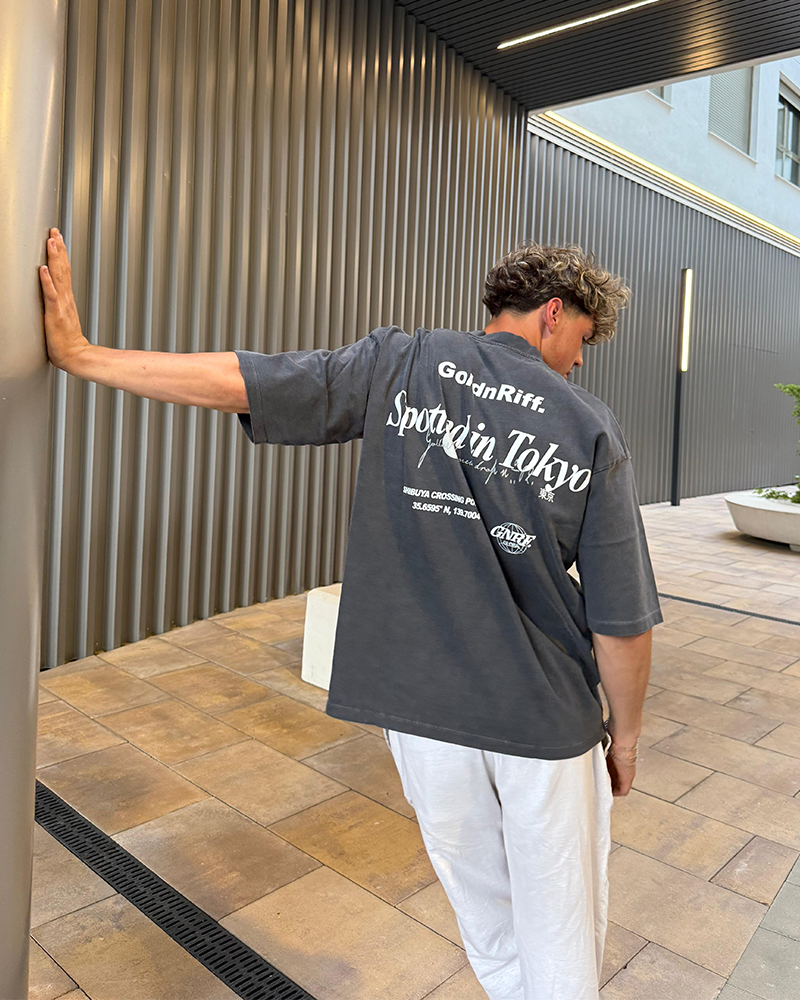 CAMISETA TOKYO GRIS