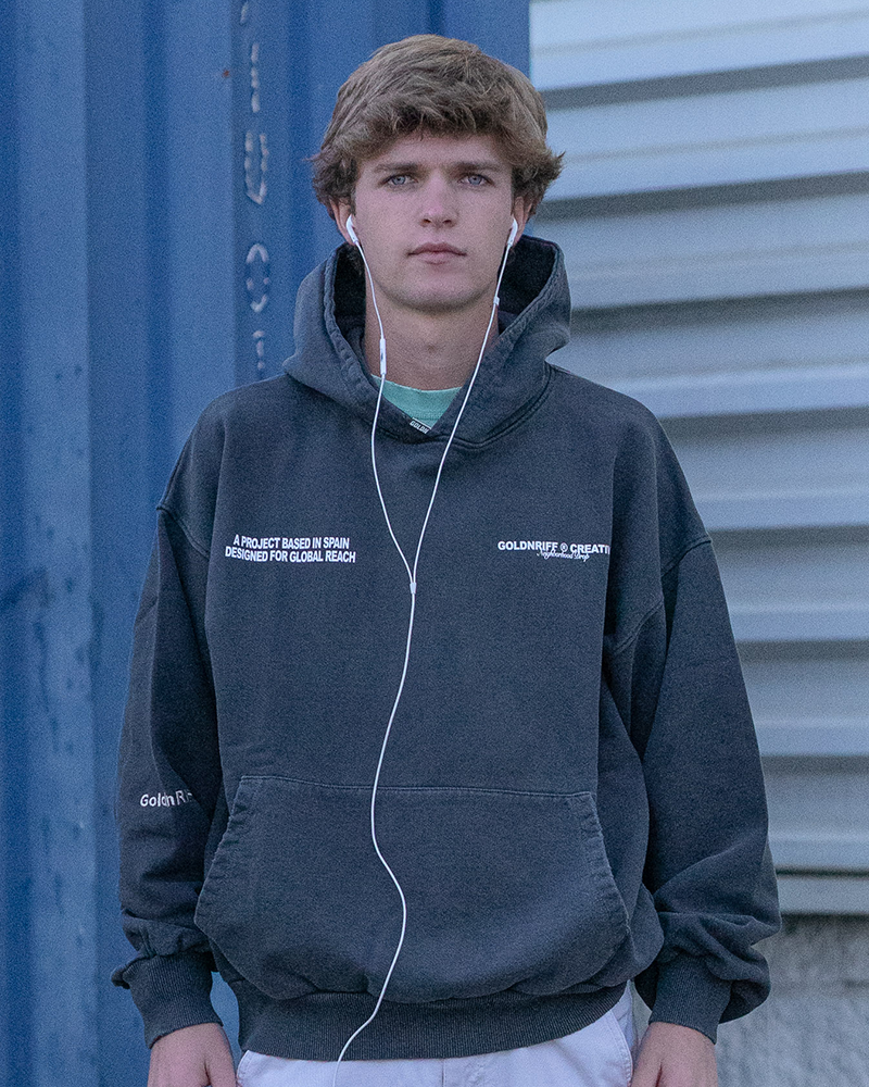 NEIGHBORHOOD HOODIE GRAPHITE