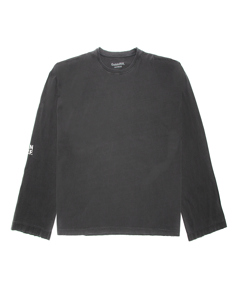 CAMISETA MANGA LARGA GRIS GOLD