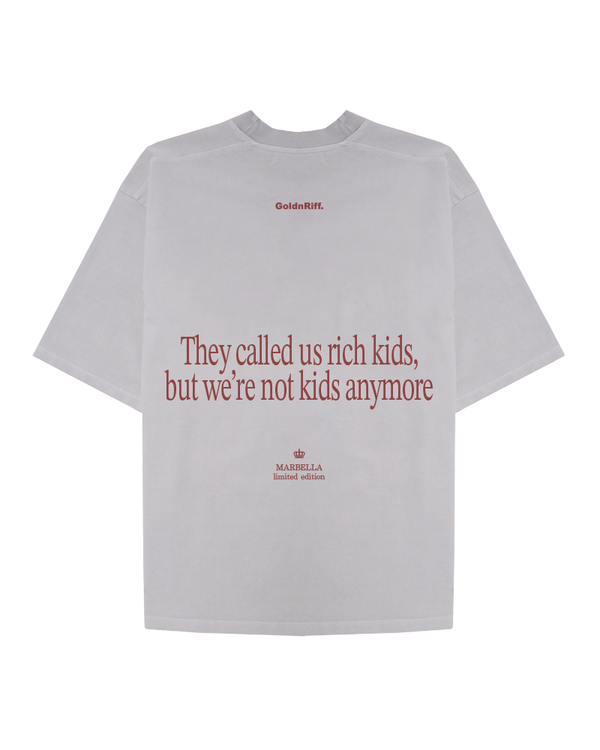 MARBELLA TEE LIGHT GREY