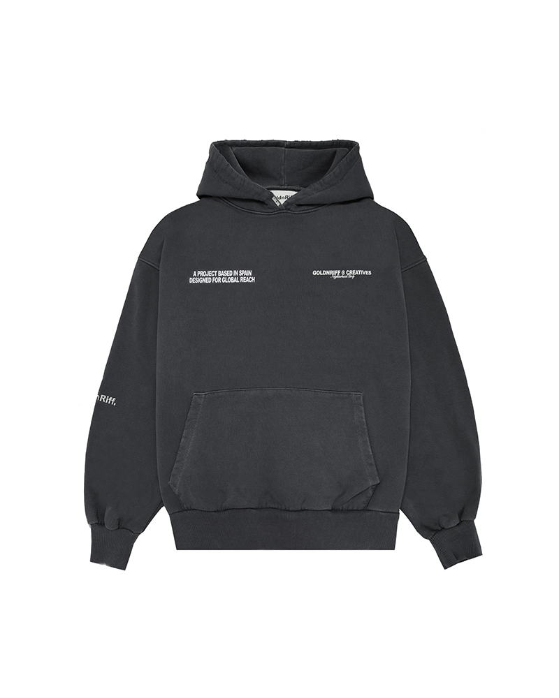 NEIGHBORHOOD HOODIE GRAPHITE