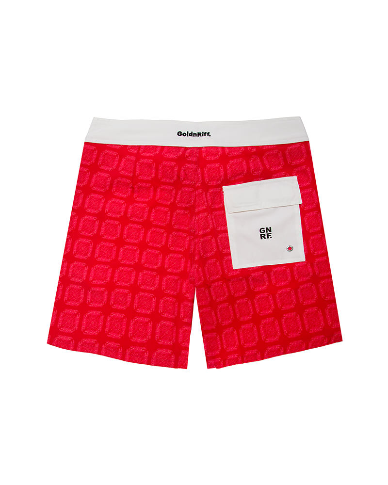 MONACO BOARDSHORT RED