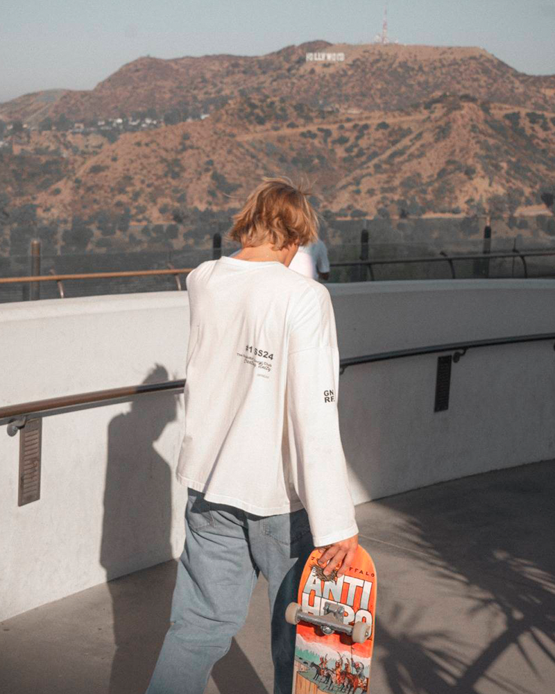 SAND LONG SLEEVE TEE OFF-WHITE